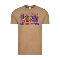 Vintage Coffee faith love freedom Vintage Tee - Neo Western