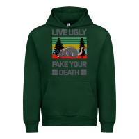 Forest Green Lıve Ugly Fake Your Death Urban Hoodie - Bettercallsaul