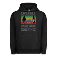 Pigment Black Lıve Ugly Fake Your Death Urban Hoodie - Bettercallsaul