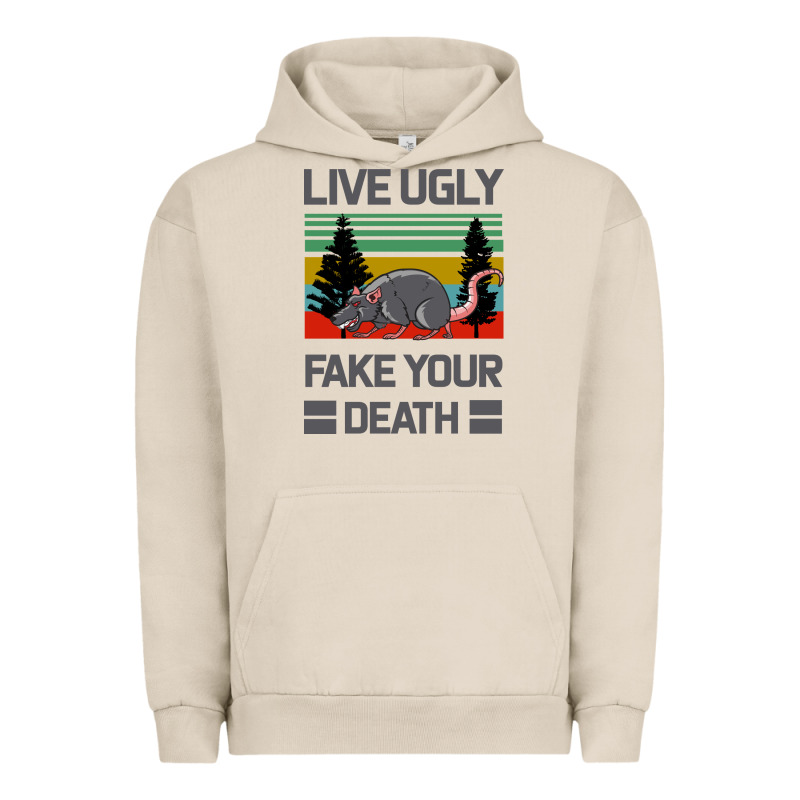 Lıve Ugly Fake Your Death Urban Hoodie by Bettercallsaul | Teevron