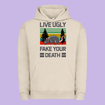Lıve Ugly Fake Your Death Urban Hoodie Designed By Bettercallsaul