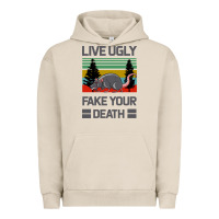 Pigment French Oak Lıve Ugly Fake Your Death Urban Hoodie - Bettercallsaul