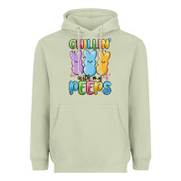 Matcha chillin' with my peeps Heavyweight Hoodie - MaliasSmallBusiness