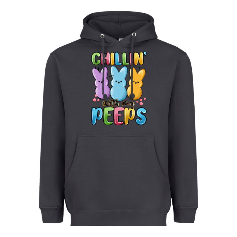 Chillin' With My Peeps Heavyweight Hoodie by MaliasSmallBusiness | Teevron