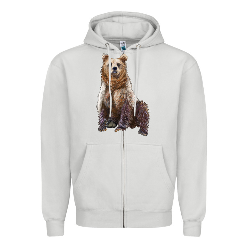 Bear Zipper Hoodie by Artiststas | Teevron