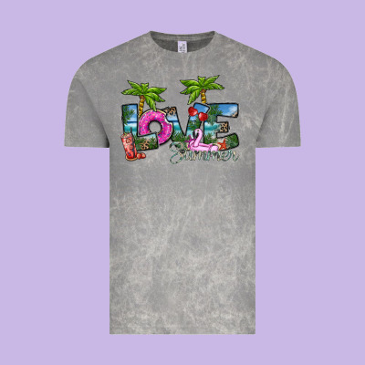 Love Summer Vintage Tee Designed By Sublimationcraftshop