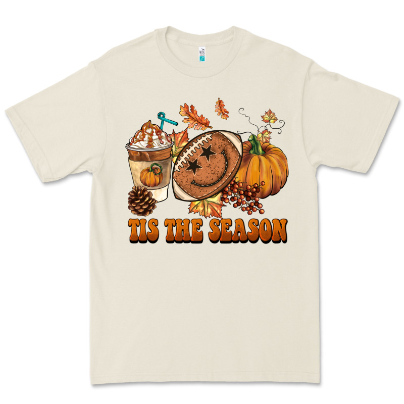 Tis The Season Football Premium Tee by BarkalooDesign | Teevron