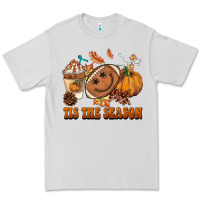 Dove Grey tis the season football Premium Tee - BarkalooDesign