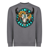 Storm gamestone with bull skull Heavyweight Sweatshirt - RanaPortraitStore