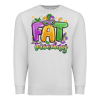 Dove Grey fat tuesday Premium Sweatshirt - MaliasSmallBusiness