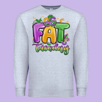 Fat Tuesday Premium Sweatshirt Designed By Maliassmallbusiness