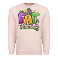 Pale Pink fat tuesday Premium Sweatshirt - MaliasSmallBusiness