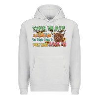 Dove Grey your crazy is showing cow Premium Hoodie - LillyAllenDesigns