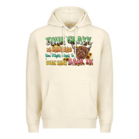 Sandshell your crazy is showing cow Premium Hoodie - LillyAllenDesigns