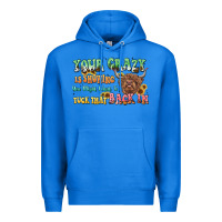 True Royal your crazy is showing cow Premium Hoodie - LillyAllenDesigns