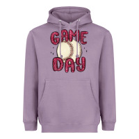 Lavender game day baseball Heavyweight Hoodie - MaliasSmallBusiness