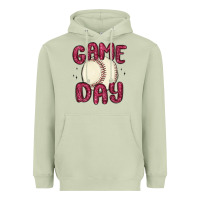Matcha game day baseball Heavyweight Hoodie - MaliasSmallBusiness