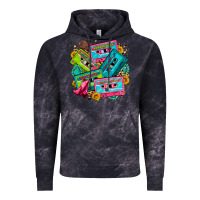 Cloud Black 90's country cassette tapes Vintage Hoodie - Zillion Design Studio