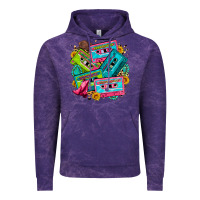 Cloud Purple 90's country cassette tapes Vintage Hoodie - Zillion Design Studio