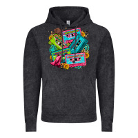 Vintage Black 90's country cassette tapes Vintage Hoodie - Zillion Design Studio