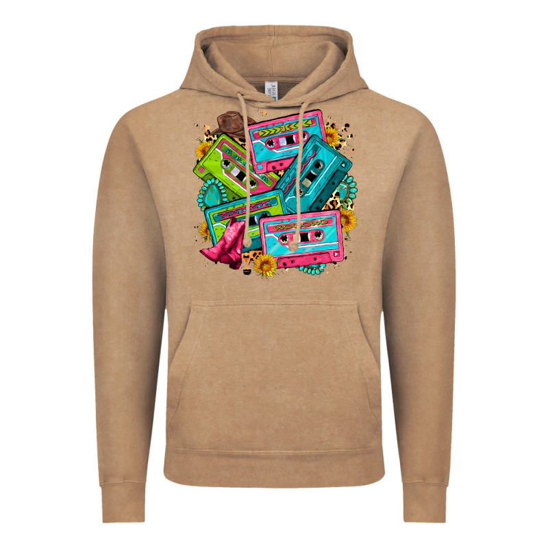 90's Country Cassette Tapes Vintage Hoodie by Zillion Design Studio | Teevron