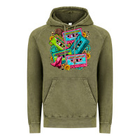 Vintage Olive 90's country cassette tapes Vintage Hoodie - Zillion Design Studio