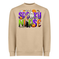 Mushroom Halloween Spooky Nurse Heavyweight Sweatshirt - texasbilliewilder