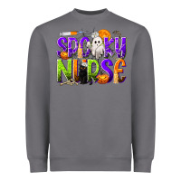 Storm Halloween Spooky Nurse Heavyweight Sweatshirt - texasbilliewilder