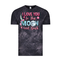Cloud Black i love you to the moon and back Vintage Tee - FaDigitalArtStudio