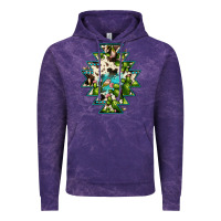 Cloud Purple aztec  cowhide cactus gemstone Vintage Hoodie - JahusDesignShop