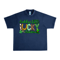 Navy St. Patrick's Day Daddy's little lucky charm Urban Heavy Tee - Neo Western