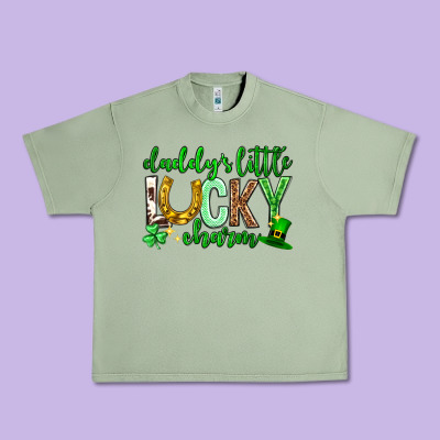 St. Patrick's Day Daddy's Little Lucky Charm Urban Heavy Tee Designed By Neo Western