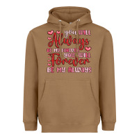Toasted Coconut you will always be my forever you will forever be Heavyweight Hoodie - MaliasSmallBusiness