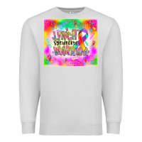 Dove Grey lynch stndrome warrior Premium Sweatshirt - NancyCooperArtShop