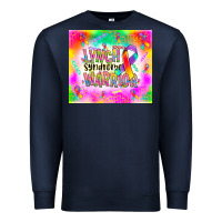 Navy lynch stndrome warrior Premium Sweatshirt - NancyCooperArtShop