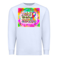 White lynch stndrome warrior Premium Sweatshirt - NancyCooperArtShop