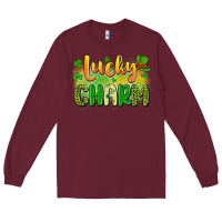 Burgundy lucky charm Long Sleeve Tee - Artiststas