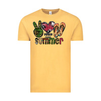 Vintage Mustard peace love summer Vintage Tee - SublimationCraftShop