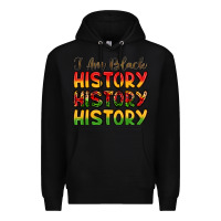 Black i am black history Premium Hoodie - LillyAllenDesigns