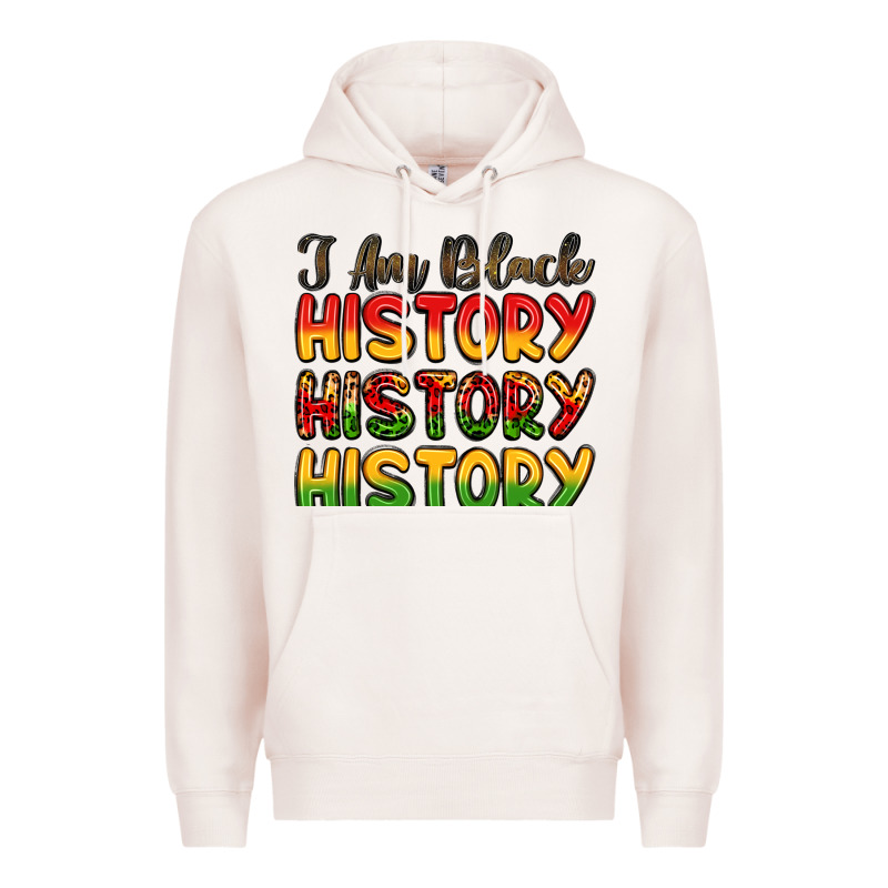 I Am Black History Premium Hoodie by LillyAllenDesigns | Teevron