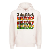 Pale Pink i am black history Premium Hoodie - LillyAllenDesigns