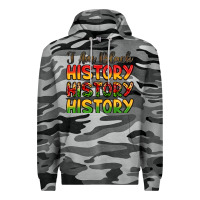 Slate Camo i am black history Premium Hoodie - LillyAllenDesigns