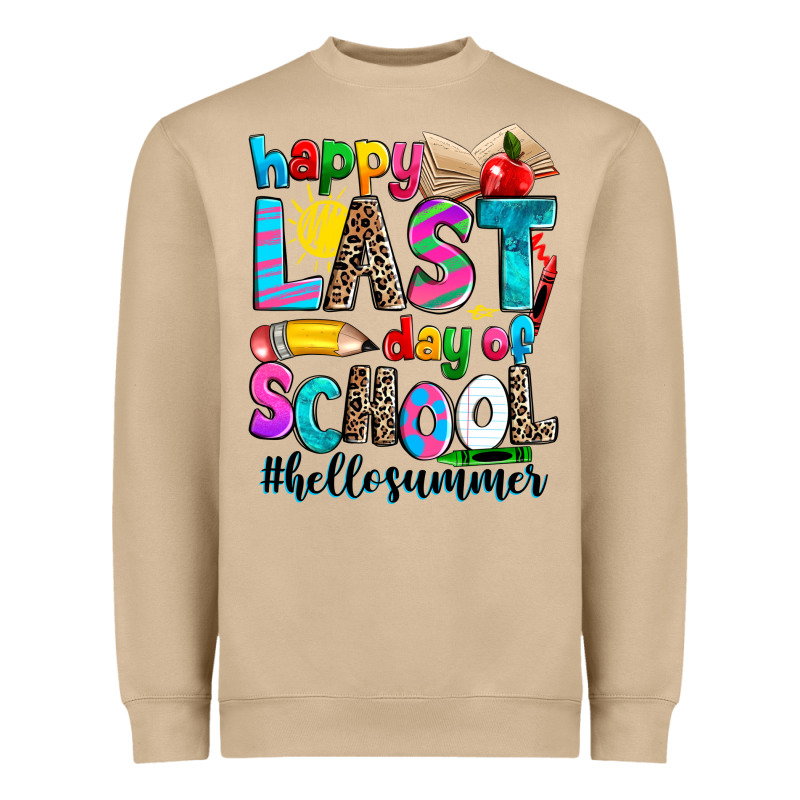 Happy Last Day Of School Heavyweight Sweatshirt by Zillion Design Studio | Teevron