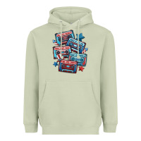 Matcha usa america cassette tapes Heavyweight Hoodie - MaliasSmallBusiness