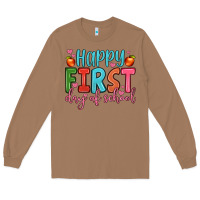 Toasted Coconut happy first day of school Long Sleeve Tee - JahusDesignShop