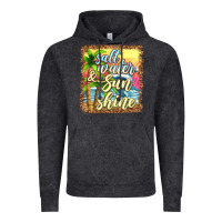 Vintage Black salt water and sunshine Vintage Hoodie - texasbilliewilder