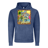 Vintage Denim salt water and sunshine Vintage Hoodie - texasbilliewilder