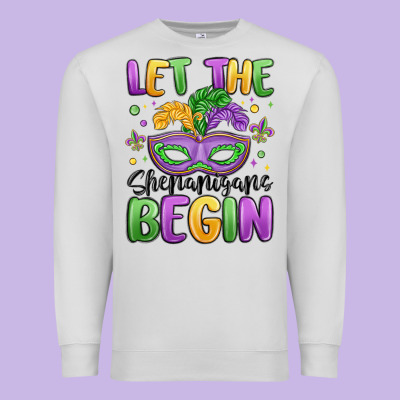 Let The Shenanigans Begin Premium Sweatshirt Designed By Maliassmallbusiness