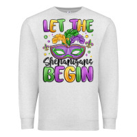 Oatmeal Heather let the shenanigans begin Premium Sweatshirt - MaliasSmallBusiness