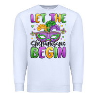 White let the shenanigans begin Premium Sweatshirt - MaliasSmallBusiness